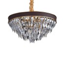 Ritz - Crystal Leather Chandelier